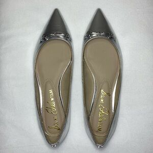 Sam Edelman Metallic Silver Pointed Flats